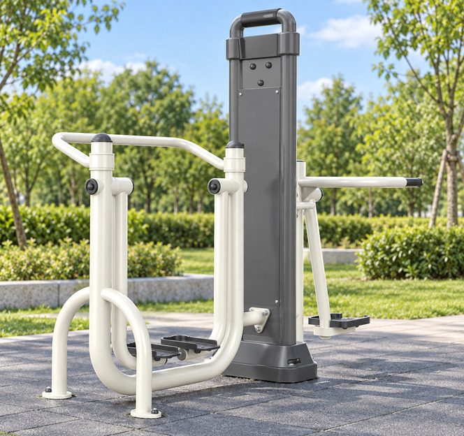 Illustration d’un appareil de fitness extérieur multifonction