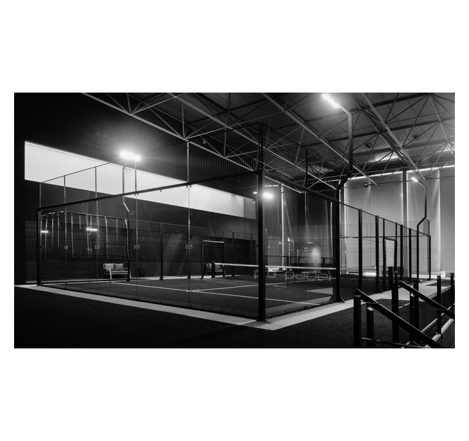 Courts de padel panoramiques